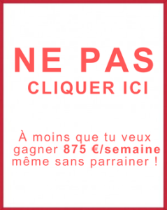 NE clique PAS Ici À moins que tu veux gagner 875 €semaine même sans parrainer !