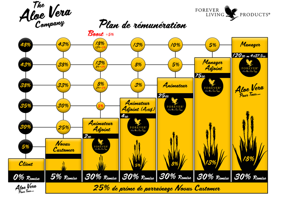 Plan de rémunération Forever Living Products 2024 - dezeroaheros.